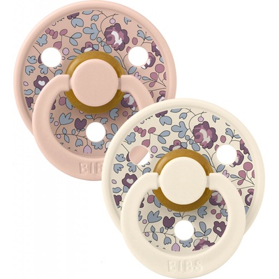 Bibs x Liberty Colour kaučuk dudlík kulatý 2ks ivory blush – Hledejceny.cz