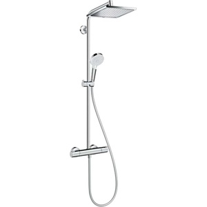 Hansgrohe Crometta - Душ комплект E 240 Showerpipe с термостат, EcoSmart 9 l/min, хром 27281000 (27281000)