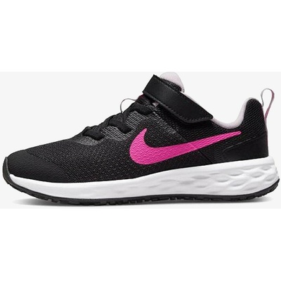 Nike Revolution 6 black/pink foam/hyper pink čierna
