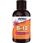 NOW NOW Vitamin B-12 Liquid B-Complex, 59 ml