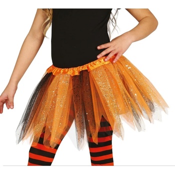 Image 1 of Fiestas Guirca Детска пола ТУТУ - черна/оранжева 30 см