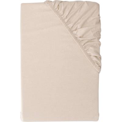 Livarno Napínací prostěradlo z jemného flanelu béžové 90-100x200