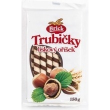 Brick Trubičky plněné lískový oříšek 150 g