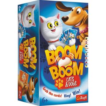 Trefl Настолна игра Boom Boom Cats & Dogs - детска