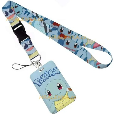 Šňůrka na krk 26017 s cedulkou na ID karty Pokémon SQUIRTLE