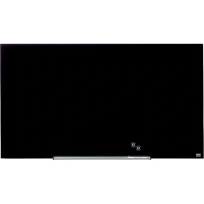 Nobo NOBO Sklenená tabuľa Diamond čierna 57”, 1260x710mm