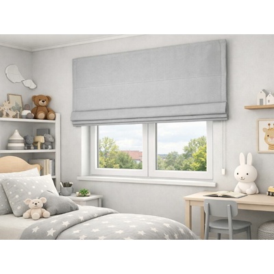Zebra-shop římská roleta OP2960 Světle ŠEDÁ 160 x 180 CM vpravo – Hledejceny.cz