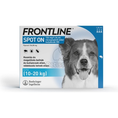 Frontline спот он за кучета 3 бр M-пипета