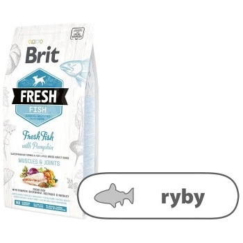 Brit Fresh Fish with Pumpkin Adult Large Muscles & Joints 2,5 kg