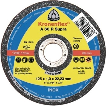 Klingspor Kotouč řezný 125 x 1,0 x 22,2 mm KLI328906