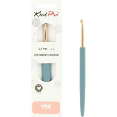 KnitPro VYBE Rose Gold hliníkový háček 5,5 mm