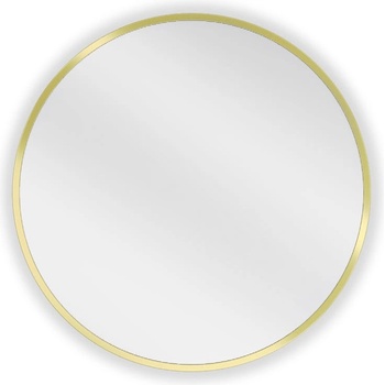 Mexen Loft кръгло огледало за баня 35 см, златна рамка - 9850-035-035-000-50 (9850-035-035-000-50)