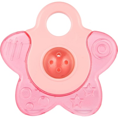 Canpol Водна чесалка с дрънкалка Star, розова (56/161_cor)