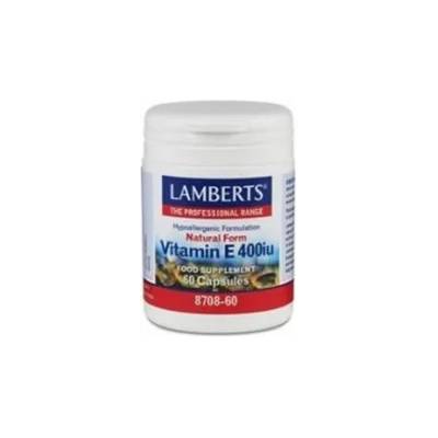 LAMBERTS ЛАМБЕРТС ВИТАМИН Е 400iu 60 КАПС / lamberts vitamin e 400iu 60caps