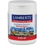 LAMBERTS ЛАМБЕРТС ВИТАМИН Е 400iu 60 КАПС / lamberts vitamin e 400iu 60caps
