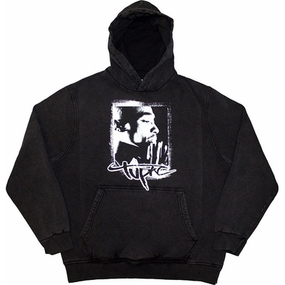 Tupac mikina Spray Photo Wash Charcoal Grey