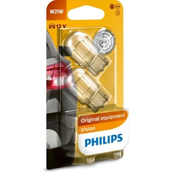 Image 1 of Philips Крушка, мигач PHILIPS W21W, 12V, 21W, 460lm, 2 бр