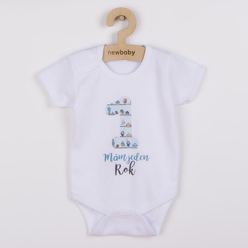 Body s potiskem New Baby Mám jeden Rok