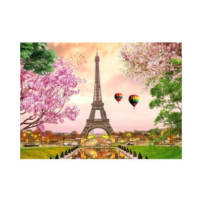 Brain Tree Paris Jigsaw for Adults With Droplet Technology for Anti Glare & Soft Touch 1000 dílků