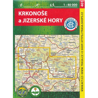 Krkonoše a Jizerské hory 1:40 t.