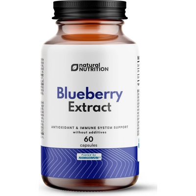 Natural Nutrition Čučoriedka extrakt 60 kapsúl
