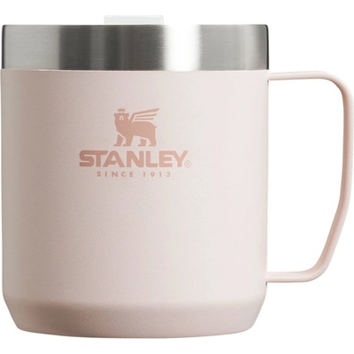 STANLEY Светлорозова термочаша от неръждаема стомана 350 ml Stay-Hot Camp Mug Rose Quartz - Stanley (10-09366-271)