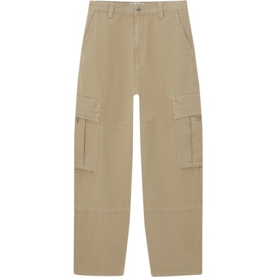 Pull&Bear Карго панталон бежово, размер 42