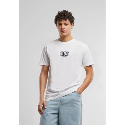 Mister Tee Тениска NYC Old English Wording Patch Tee white XXLUB-MT3695-00220 - Тъмносив, размер 3XL