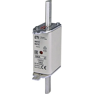 Nožová pojistka PNA1 100A ETI NV1 C GL-GG kombi 500V 004184214