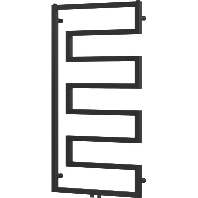 Флорида декоративен радиатор 1080 x 600 мм, 358 W, черен - W206-1080-600-00-70 (W206-1080-600-00-70)