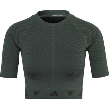 Image 1 of adidas Тениска Adidas AEROKNIT Training T-Shirt - Green/Black