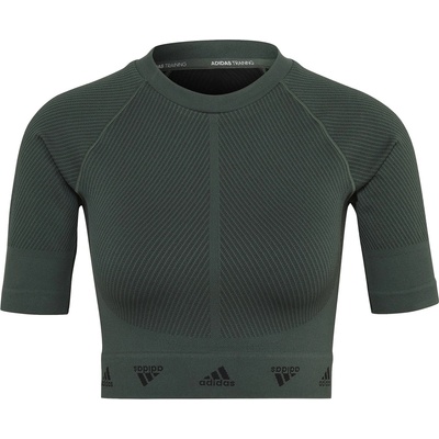 adidas Тениска Adidas AEROKNIT Training T-Shirt - Green/Black