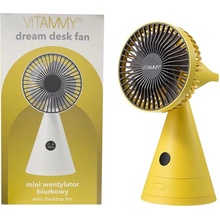VITAMMY Dream desk fan, USB mini stolný ventilátor, žltý