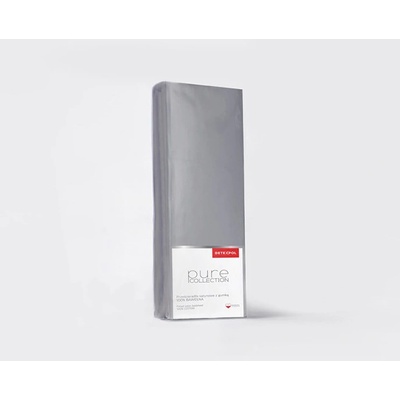 Detexpol Satén napínací prostěradlo Pure Collection šedá 140X200