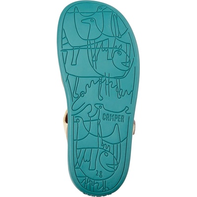 Camper Детски сандали от кожа Camper Bicho TWS Kids (K800672.G.25.27.TWS)