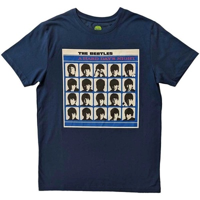 The Beatles A Hard Day's Night Album Cover Denim Blue XL Риза (<![CDATA[BEATTEE548MD04]]>)