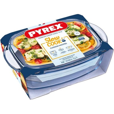 PYREX PEKÁČ SKLENĚNÝ S VÍKEM 4,5 L