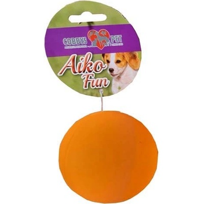 COBBYS PET AIKO FUN Neonový míč 8,5 cm hračka pro psy