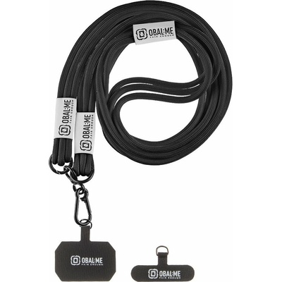OBAL:ME NeckTag Trio Popruh na Telefon Black – Zboží Mobilmania