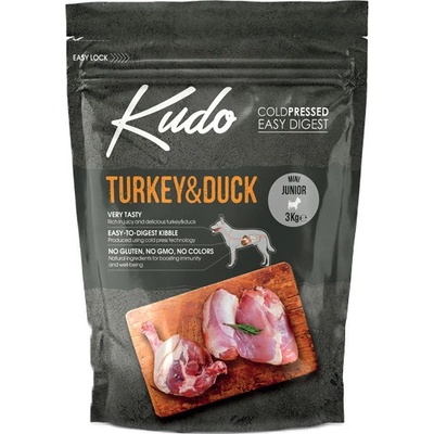 Kudo Dog Low Grain Junior Mini Turkey & Duck 3 kg