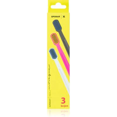 SPOKAR X 3429 Supersoft четка за зъби super soft 3 бр