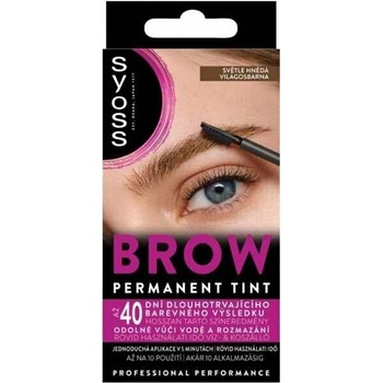 Syoss Brow Tint dlhotrvajúca farba na obočie Tmavoplavá 17 ml