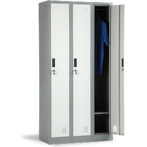 Carmen Метален шкаф cr-1242 j lux - сив / тъмносив (3580012_1) - xmall