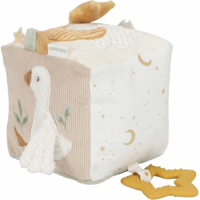 Little Dutch Kocka textilná s aktivitami Newborn Naturals 8713291884090