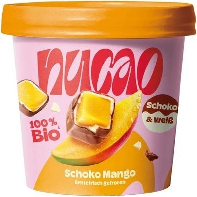 Nucao Bio mango ve světlé a kakaové polevě 120g,