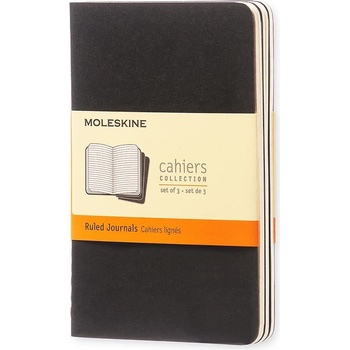 Moleskine Тетрадки с редове Moleskine Cahier Journals P черни 3 бр (MOqp311)