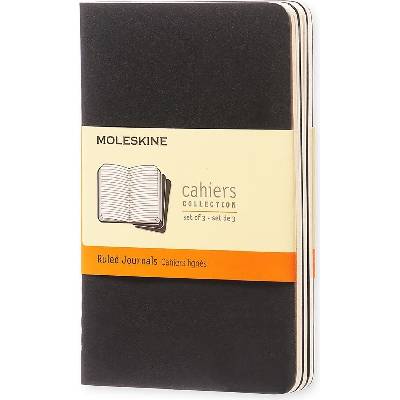 Moleskine Тетрадки с редове Moleskine Cahier Journals P черни 3 бр (MOqp311)