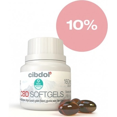 Cibdol CBD Olej 10% 60 kapslí