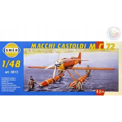 Směr Model Macchi Castoldi M.C.72 17 5x19cm v krabici 31x13 5x3 5cm 1:48