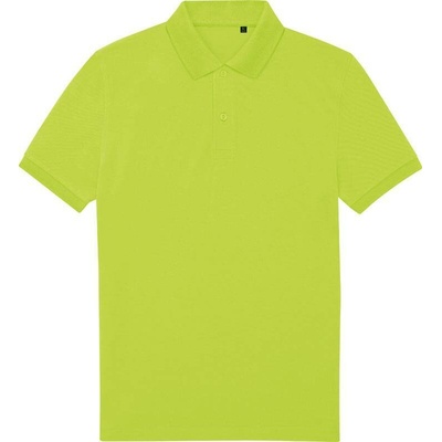 B&C My Eco polo Piqué polo acid lime zelená